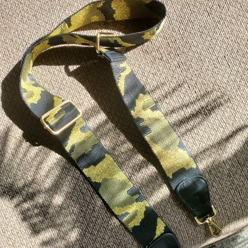 Adhorned bag strap